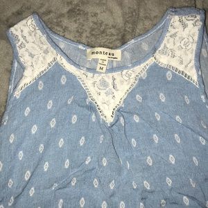 Monteau Light Blue Summer Shirt